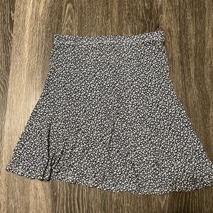Floral Print Keds Skirt